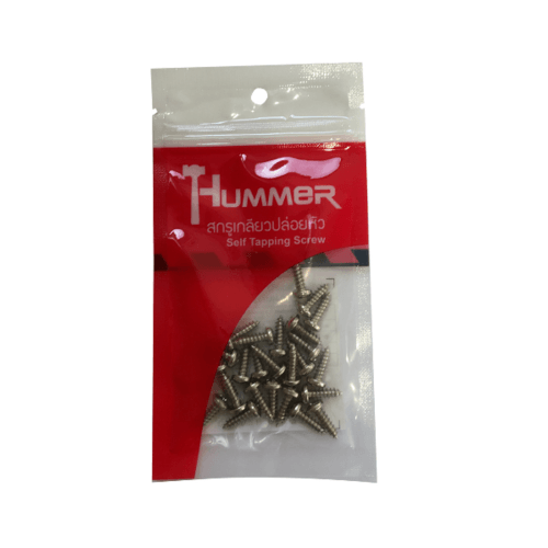 HUMMER สกรูเกลียวปล่อยหัว P-HM712 ขนาด 7X1/2" (25ตัว/แพ็ค)