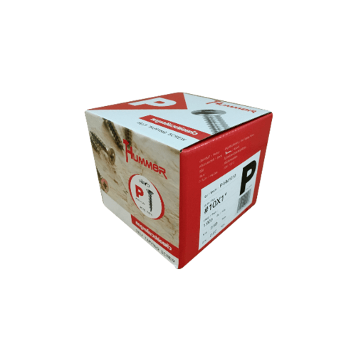 HUMMER สกรูเกลียวปล่อยหัว P-HM1010 ขนาด 10x1" (1000ตัว/กล่อง)