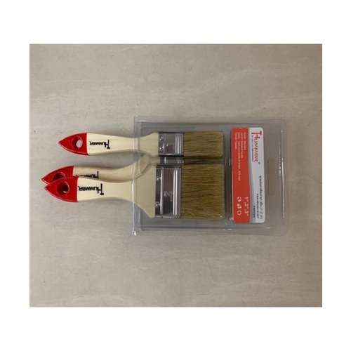 HUMMER ชุดแปรงทาสีขนสาเก 3ชิ้น (1",2",3") รุ่น PB037S03