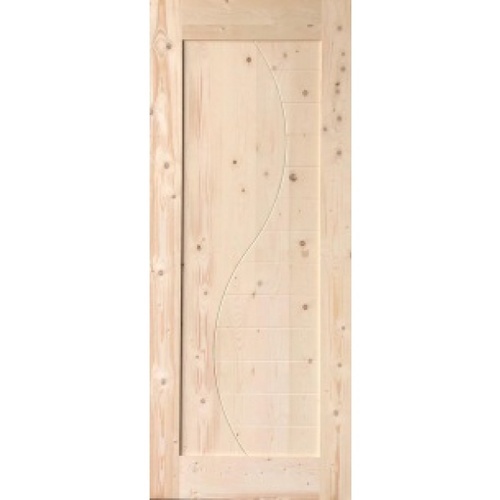 GREAT WOOD ประตูไม้ไวท์วูด บานทึบทำร่อง DPWDR4 80x200ซม.