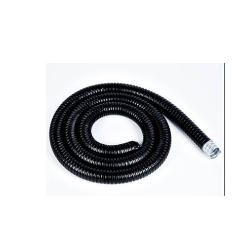 V.E.G.ท่ออ่อนเหล็กหุ้ม PVC 1/2 10M/ม้วน สีดำ
