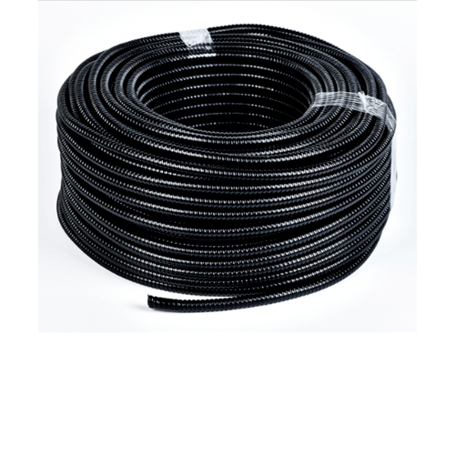 V.E.G.ท่ออ่อนเหล็กหุ้ม PVC 1/2 10M/ม้วน สีดำ