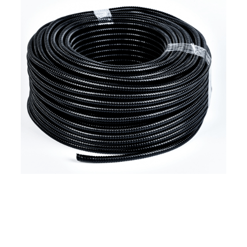 V.E.G.ท่ออ่อนเหล็กหุ้ม PVC  3/4 10M/ม้วน สีดำ