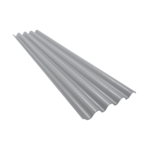 ตราเพชร กระเบื้องหลังคาจตุลอน 0.50x50x150 ซม. สีเทาแพลทินัม