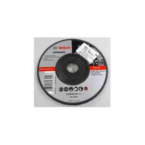 BOSCH ใบเจียร์สเตนเลส 4" 6 มม.#267