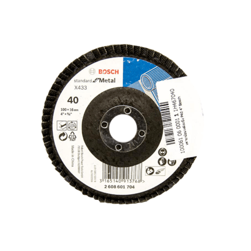 BOSCH กระดาษทรายซ้อนหลังแข็ง 4" P40