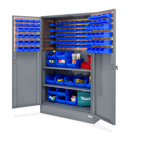 TOOLMAX ตู้ช่างตั้งพื้นทรงสูง พร้อมกล่องอะไหล่ BCH-1118BN 33.5x103.6x103.8cm.