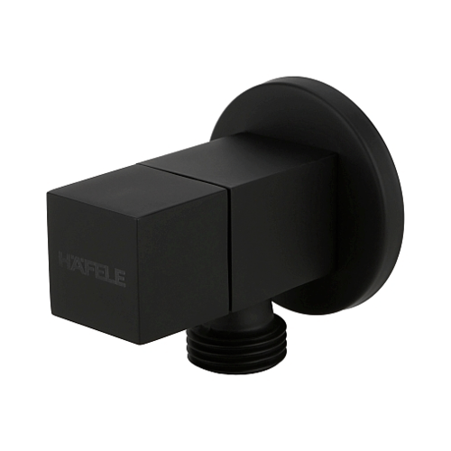 HAFELE วาล์วเปิด-ปิด น้ำ สีดำ 495.60.826