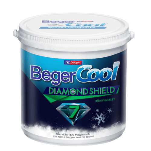 Beger สีทาฝ้าเบเยอร์คูล I-3511 3.5ลิตร สีขาว