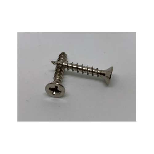 สกรูงานไม้ เบอร์ 7x1-1/4 นิ้ว ชุบนิเกิล Wood Screws