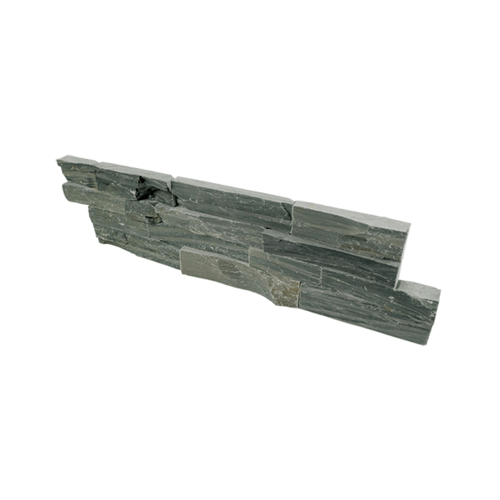 หินธรรมชาติ 15x60 ซม.หินกาบจิ๊กซอเขียวเปลือกไม้ รุ่น NSD-GSE-011-1560