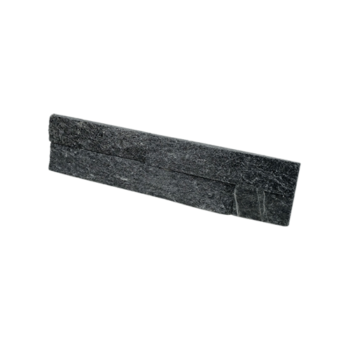 หินธรรมชาติ 7x30 ซม.หิบกาบจิ๊กซอดำประกาย รุ่น NSD-GSE-008-0730