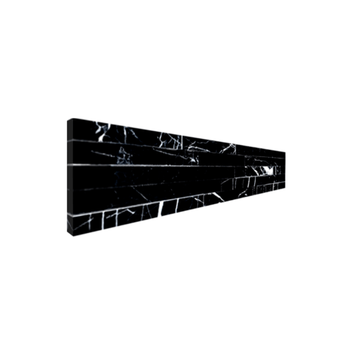 หินธรรมชาติ 10x59 ซม.หินอ่อนจิ๊กซอ แบล็คมาคิวน่า รุ่น NSD-MOB-007-1059