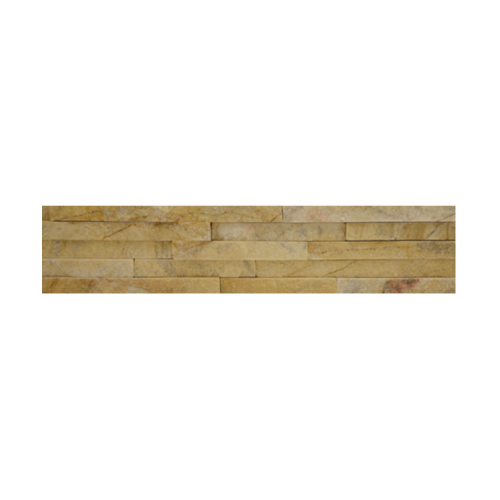 หินธรรมชาติ 6x30 ซม.สันหินกาบน้ำตก สีเหลือง รุ่น NSD-GSD-006-1030