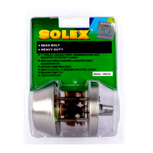SOLEX กุญแจลิ้นตายล็อคด้านเดียว 5900 SS