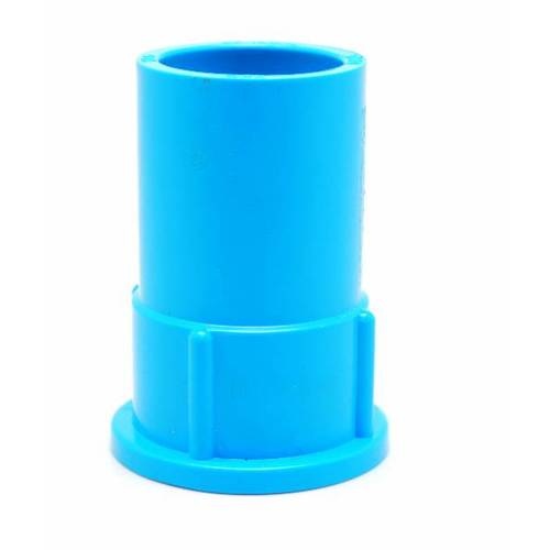 VAVO ข้อต่อตรง เกลียวใน ทองเหลือง หนา 1/2"(18) สีฟ้า