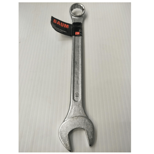 BAUM ประแจแหวนข้างปากตาย  19mm. (Carbon-Steel)