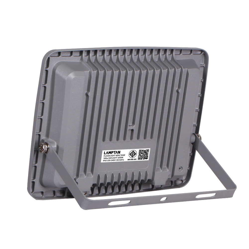 LAMPTAN โคมไฟฟลัดไลท์ LED 100W รุ่นนิวแทงค์ แสงเดย์ไลท์