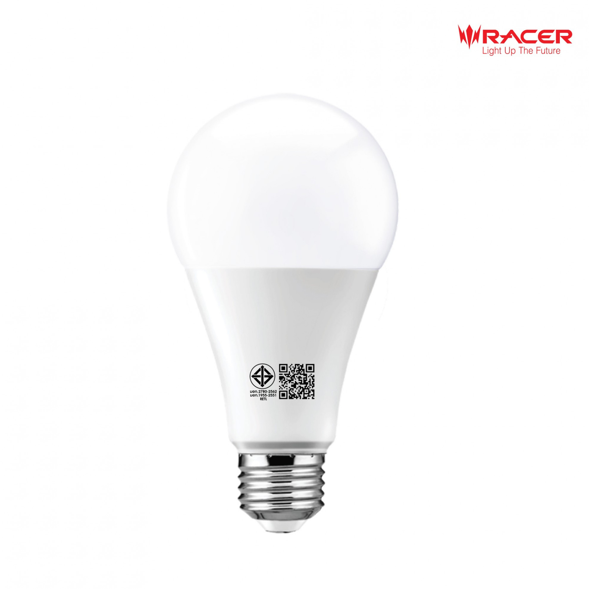 RACER หลอดไฟ แอลอีดี 15.5วัตต์ รุ่นแสงนวล A65 ขั้ว E27