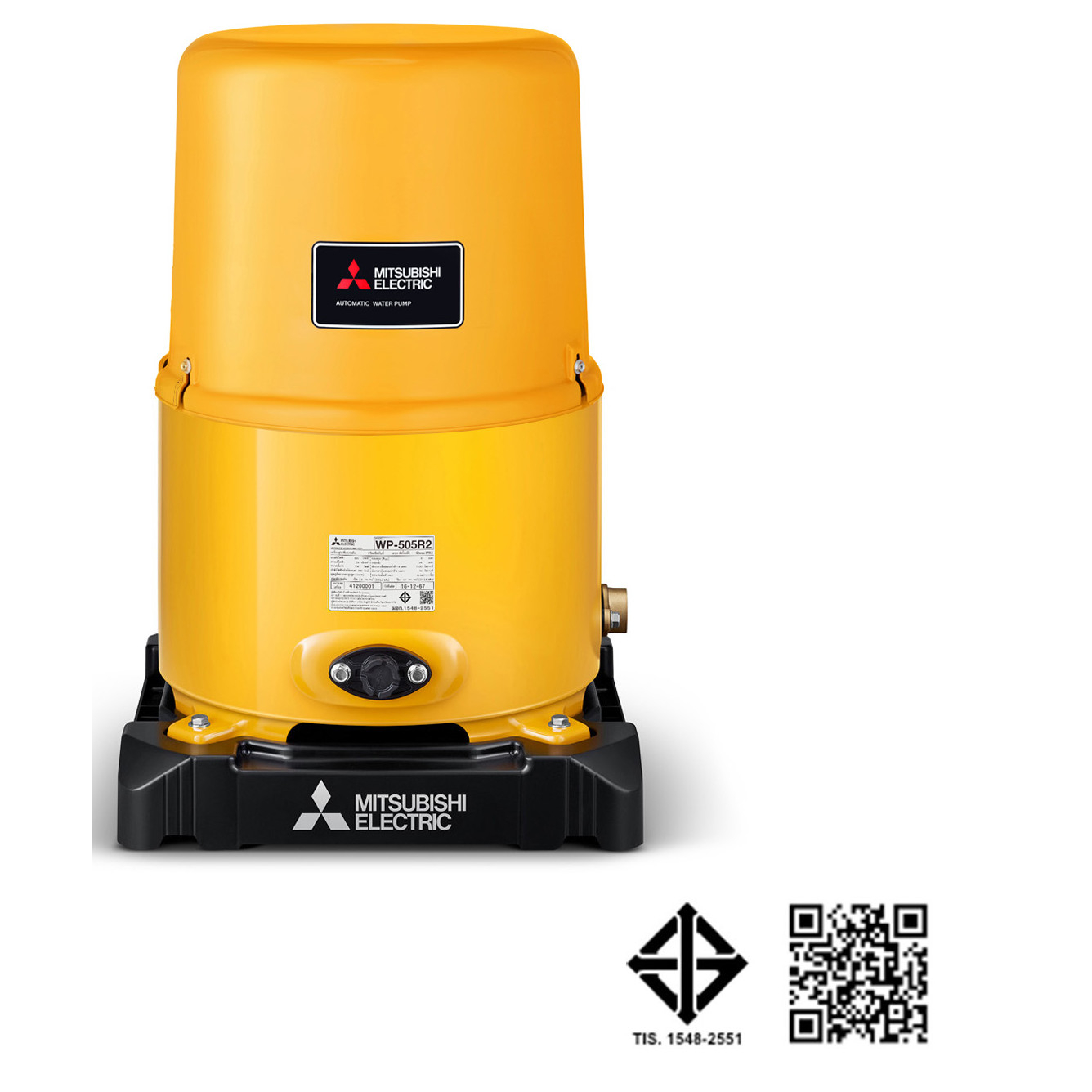 MITSUBISHI ปั๊มน้ำอัตโนมัติ ขนาด 500 วัตต์ WP-505R2