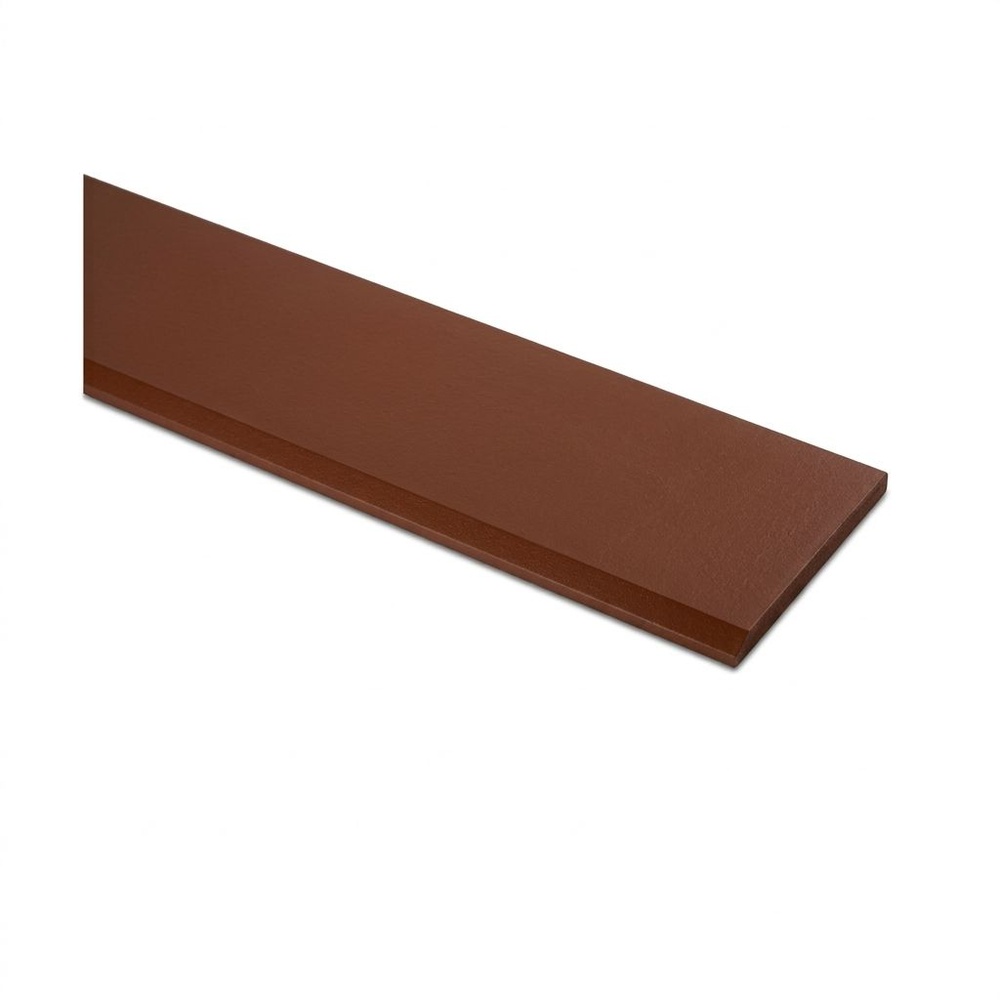 ตราเพชร เชิงชายลบมุม 1.6x20x300 ซม. สีรองพื้นน้ำตาลสักทอง