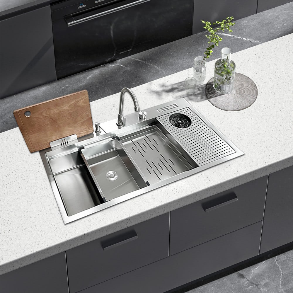 KOCH KITCHEN อ่างล้างจาน 1 หลุมไม่มีที่พัก SUS304 TARNIX-100