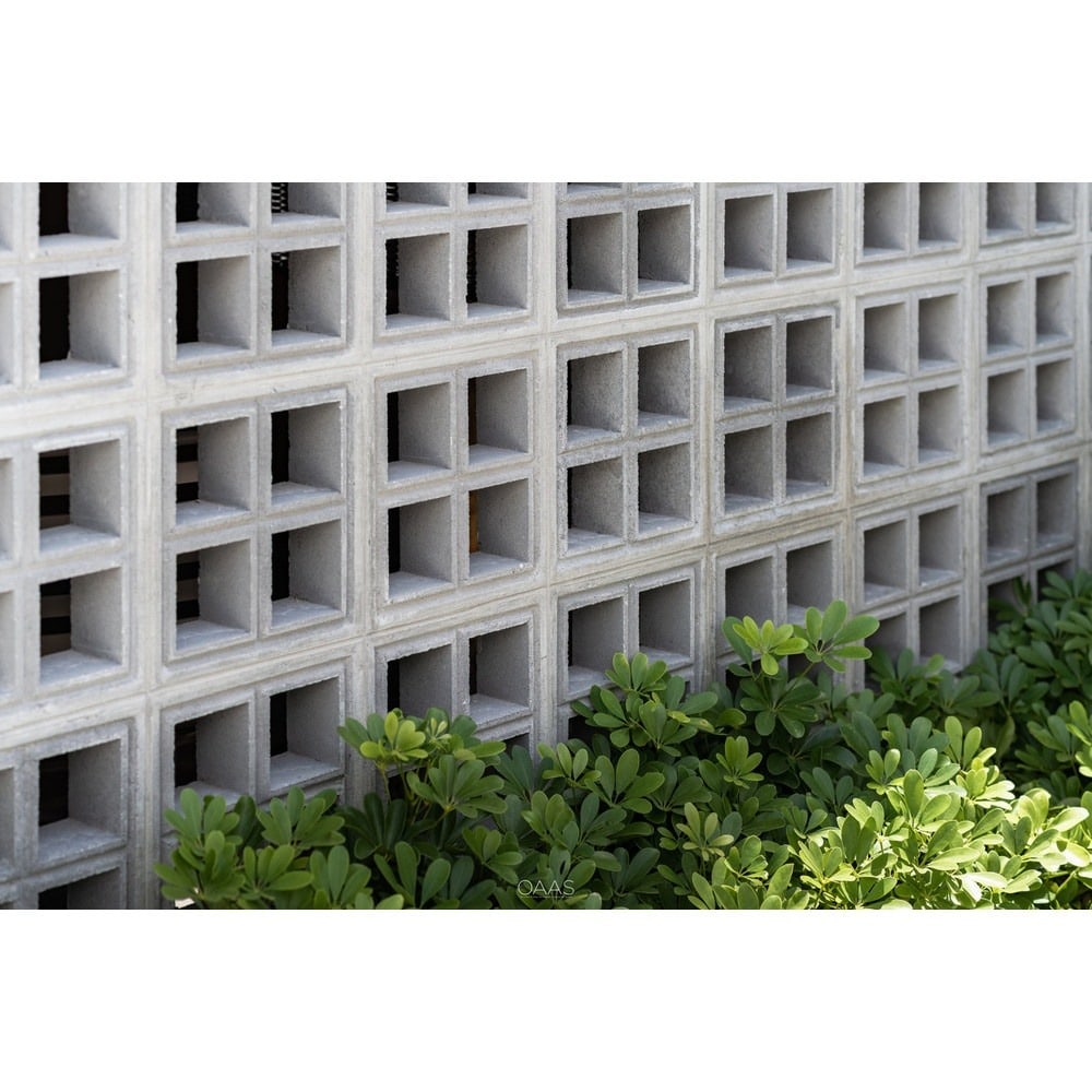 สมาร์ท บล็อคมวลเบาตกแต่ง ลาย4ช่องลม ขนาด 30X30X9ซม