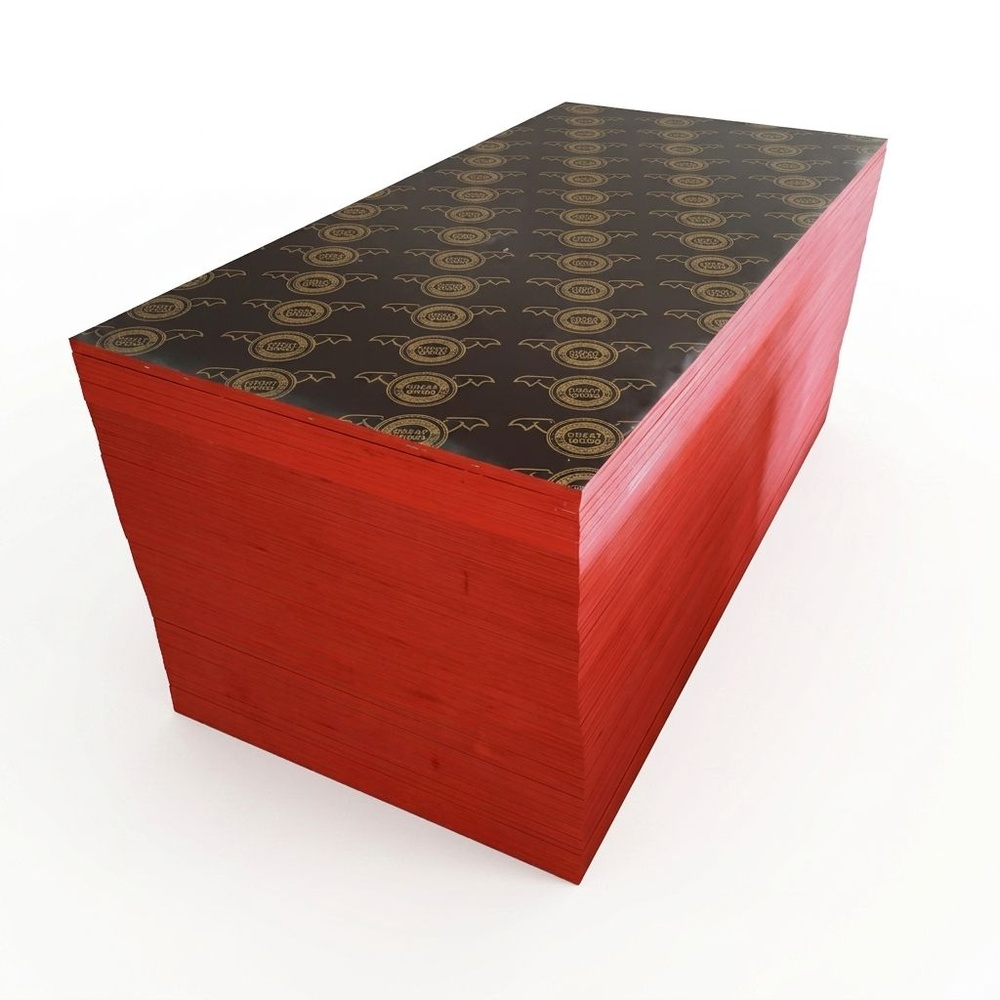 GREAT WOOD ไม้อัด เคลือบฟิล์มดำ (ไส้เต็ม) #12 120x240ซม.