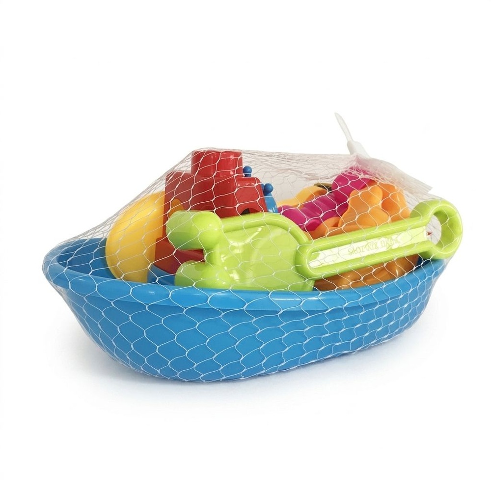 TOYS ของเล่นชุดเรือชายหาดและอุปกรณ์ 6ชิ้น คละสี#941(36.5x19.5x15ซม.)