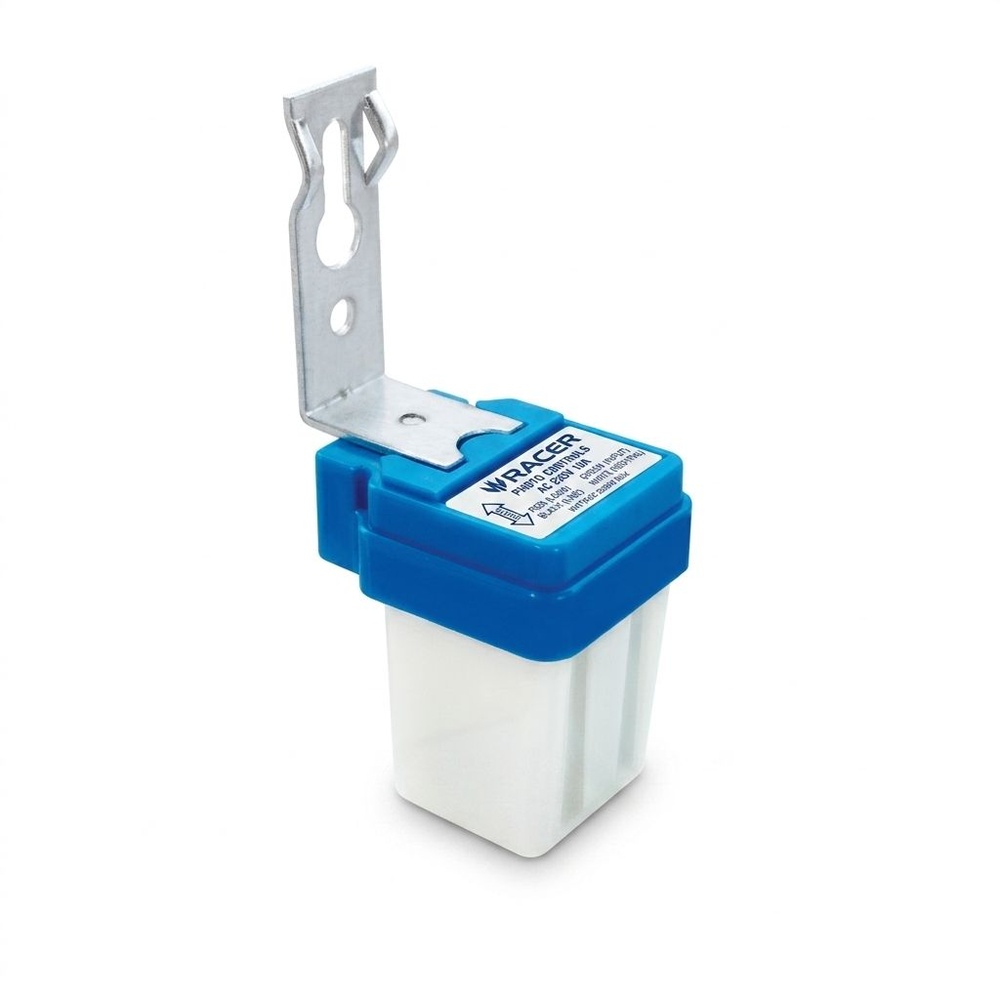 RACER สวิตช์แสงแดด 10A 220V รุ่น AUTOMATIC PHOTO SWITCH 10A220V สีขาว