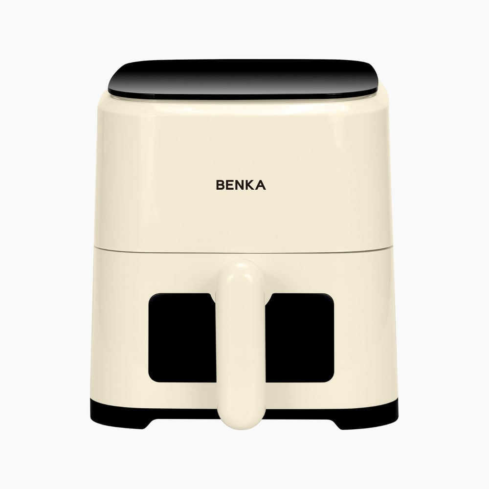BENKA หม้อทอดไร้น้ำมัน 1000 วัตต์ ความจุ 3.5 ลิตร รุ่น HB-8014 สีเบจ