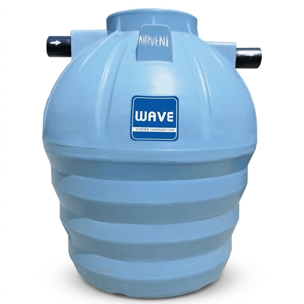 WAVE ถังบำบัดน้ำเสียชนิดกรอง ขนาด 400L รุ่น WF สีเทา