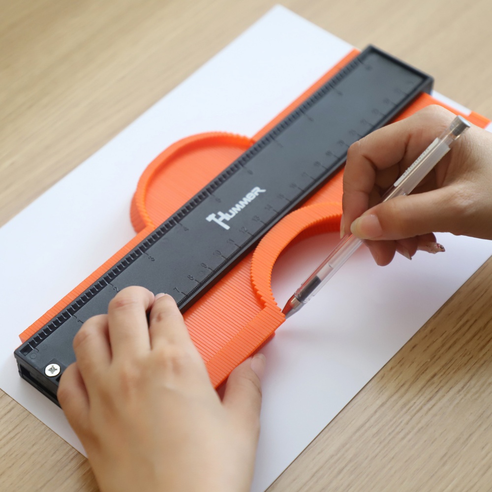HUMMER ตัวลอกแบบงานกระเบื้อง รุ่น JGDW0707 ขนาดยาว 10 นิ้ว ลึก 3cm (10.10X27.5X2.1cm)