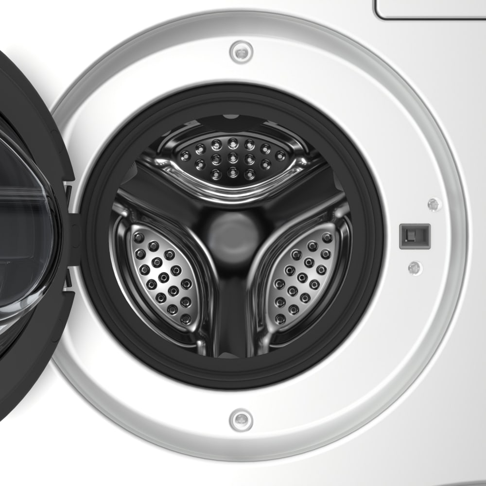 HAIER เครื่องซักผ้าฝาหน้า 3 ถัง ขนาด 14kg รุ่น HW140-BD14697WU1 สีขาว
