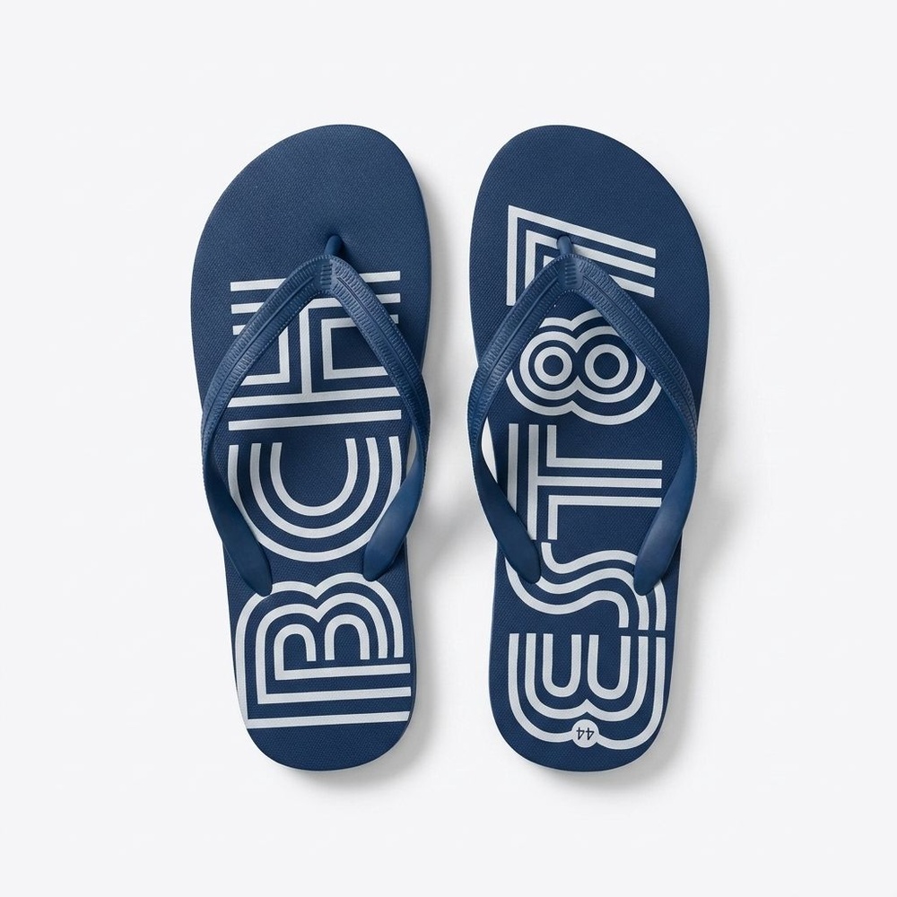 Primo รองเท้าแตะ หูหนีบ B12 No.44 สีกรมท่า