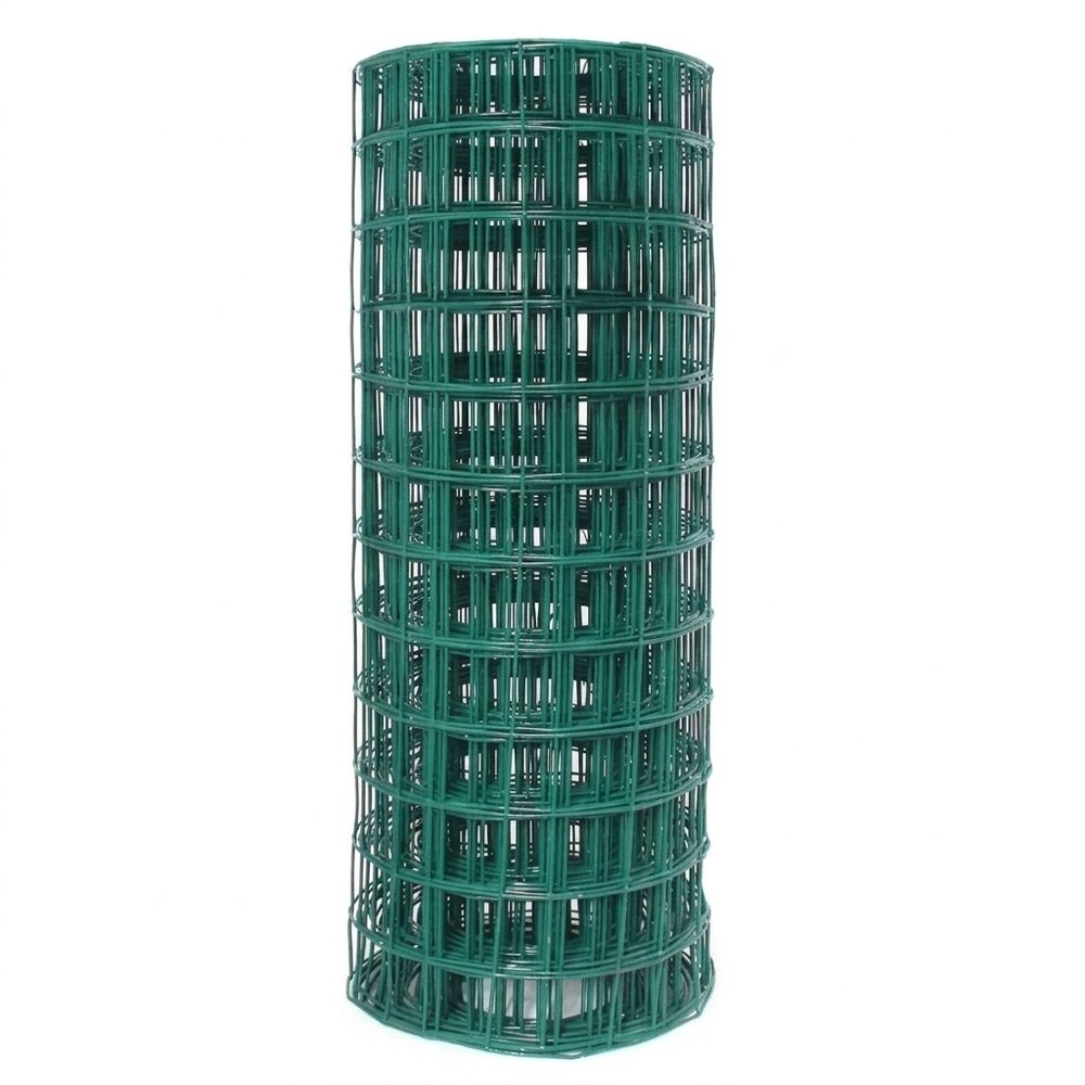 ปืนใหญ่ ตาข่ายสี่เหลี่ยมเคลือบ PVC ตา 1x2นิ้ว ขนาด 90ซม.x10เมตร