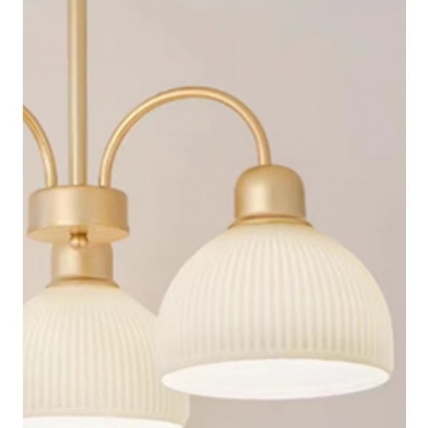 EILON ชุดโคมไฟแขวนเพดาน LED 18W สีทอง รุ่น EETYD-BCMD6825/3
