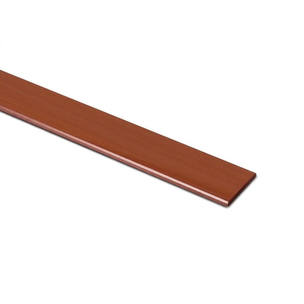 ตราเพชร ระแนงขอบเรียบลบมุม 0.8x7.5x300 ซม. สีน้ำตาลเบอร์รี่