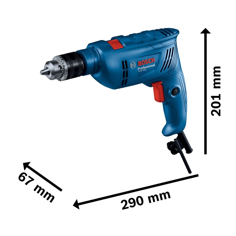 BOSCH สว่านกระแทก 13 มม. GSB600 Fisherman Box 90Pcs