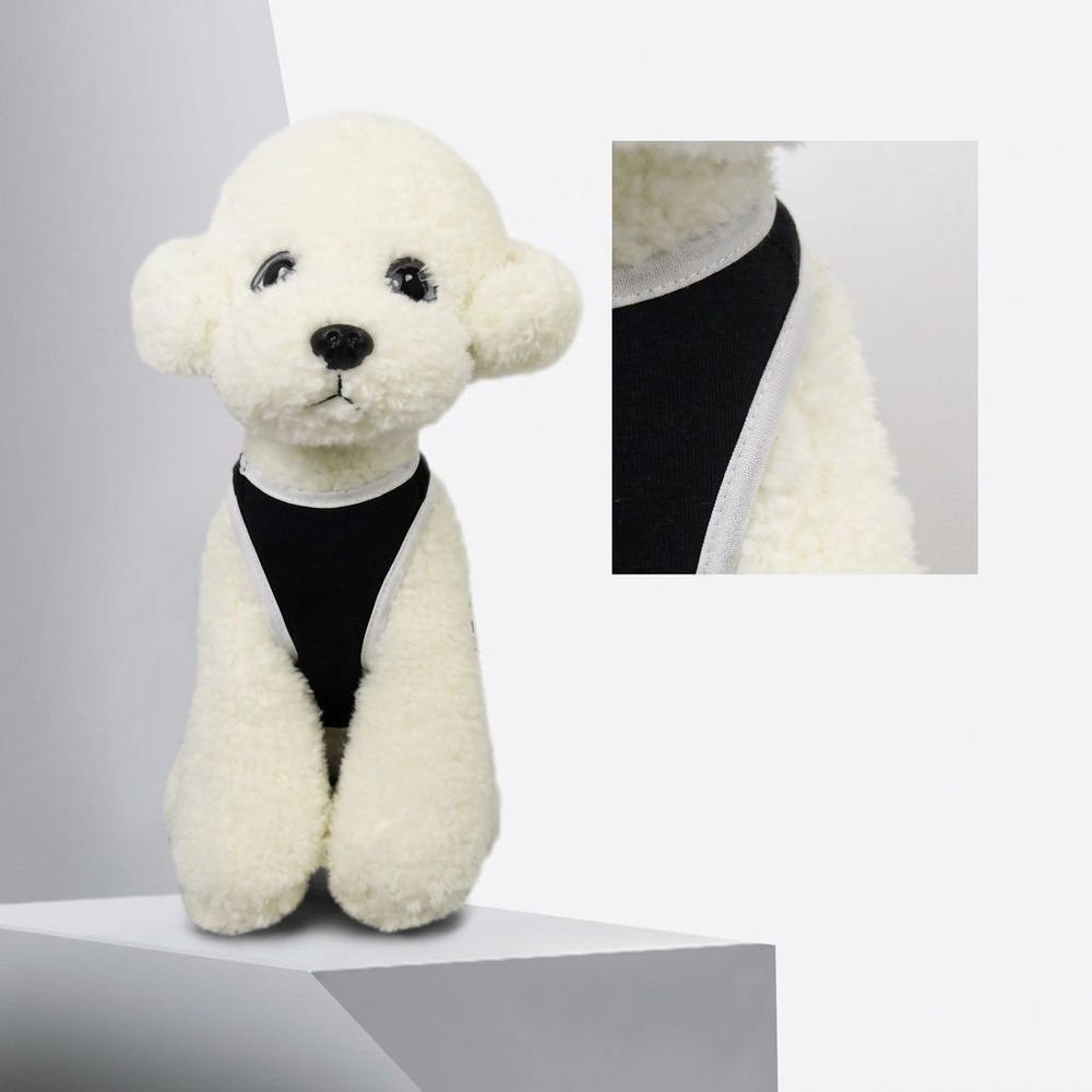 เสื้อยืดสัตว์เลี้ยง รุ่นCL003S ไซส์S ขนาด 10นิ้ว สีดำ DUDUPETS
