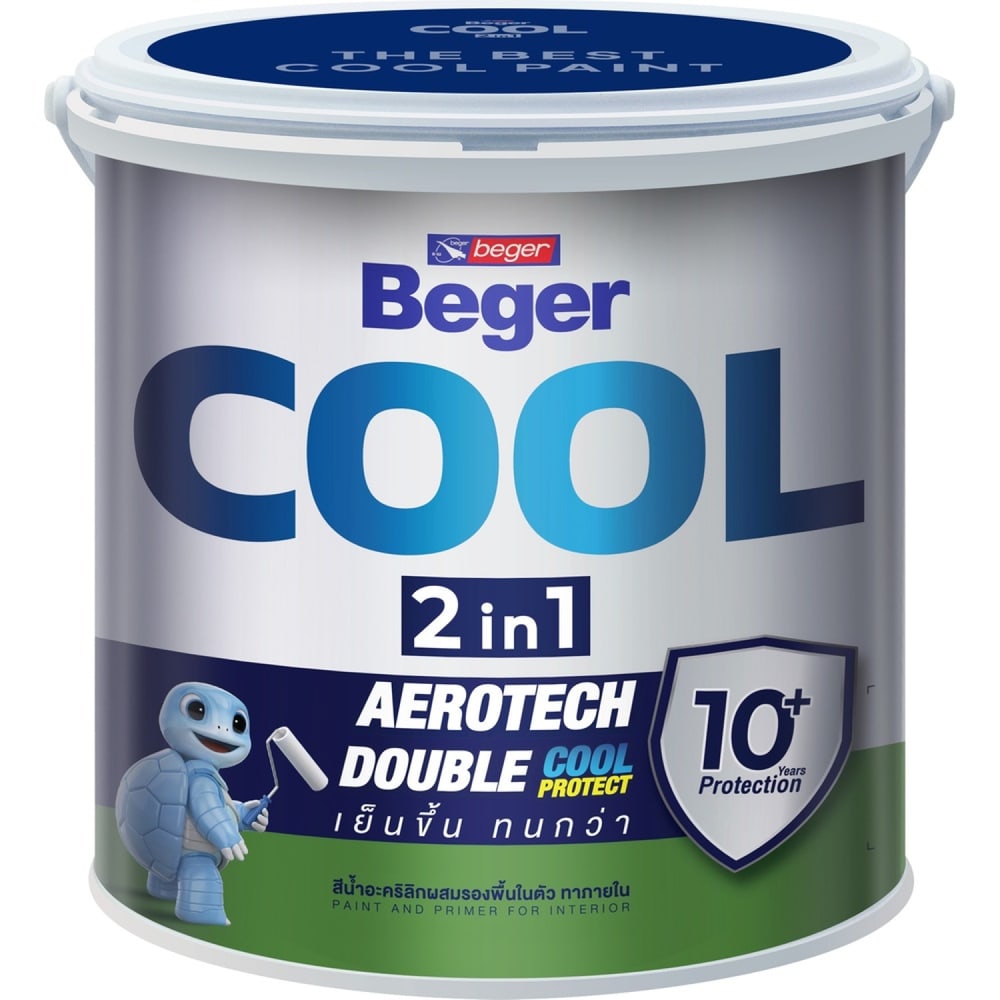 Beger สีน้ำผสมรองพื้นในตัว เบเยอร์คูล 2in1 ภายใน ด้าน 1GL เบส C