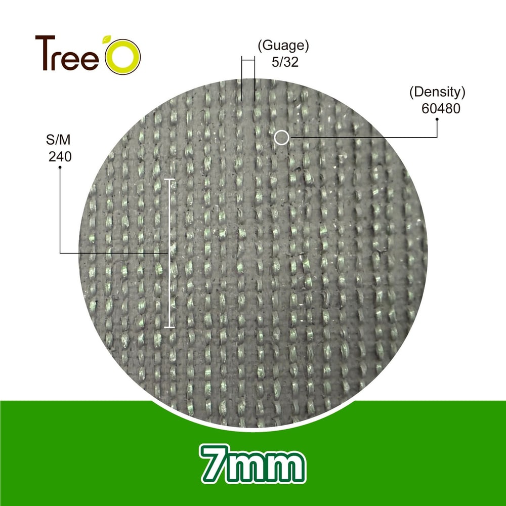 Tree O หญ้าเทียม 7มม. 2x25ม. รุ่น Greenland – LIGHT GREEN สีเขียวอ่อน