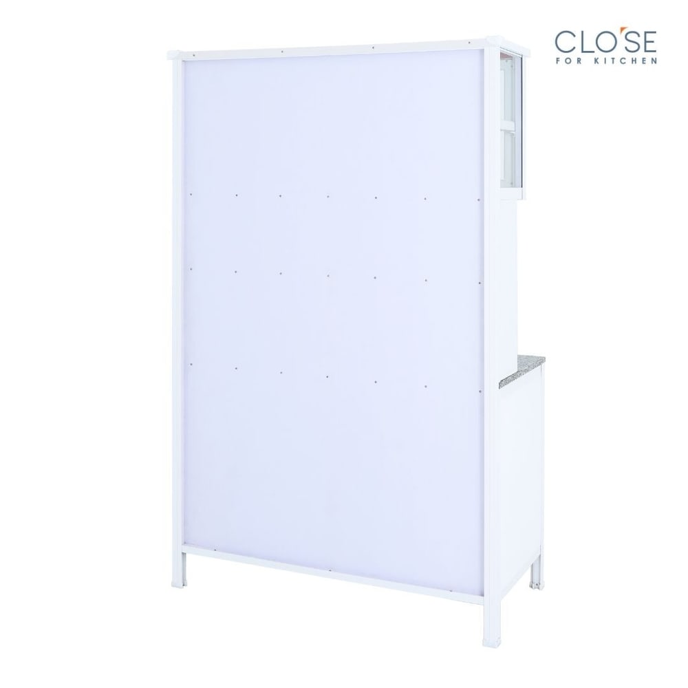 CLOSE ชุดครัวสำเร็จรูป ท๊อปหินแกรนิต รุ่น Glory-NT127 ขนาด 120.5 x 53 x 190 ซม. สีขาว