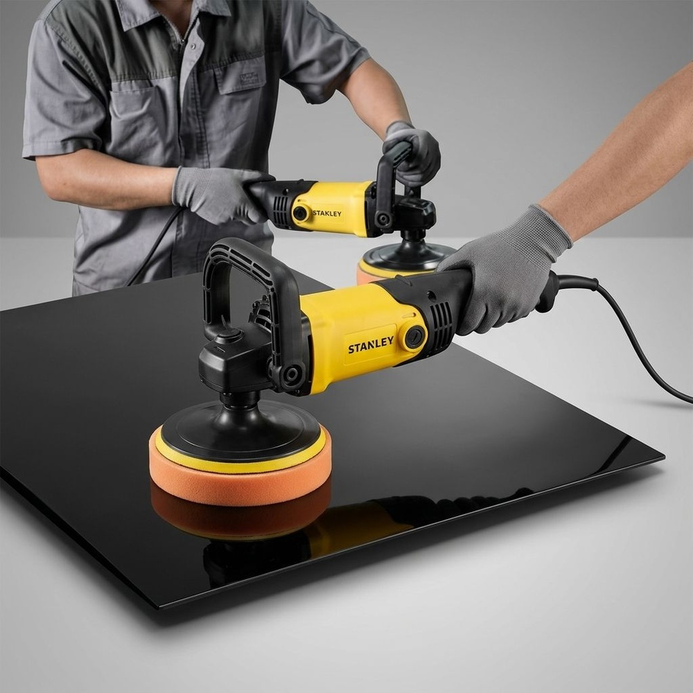 STANLEY เครื่องขัดเงาแบบกลม 180mm 1300W รุ่น SP137-B1