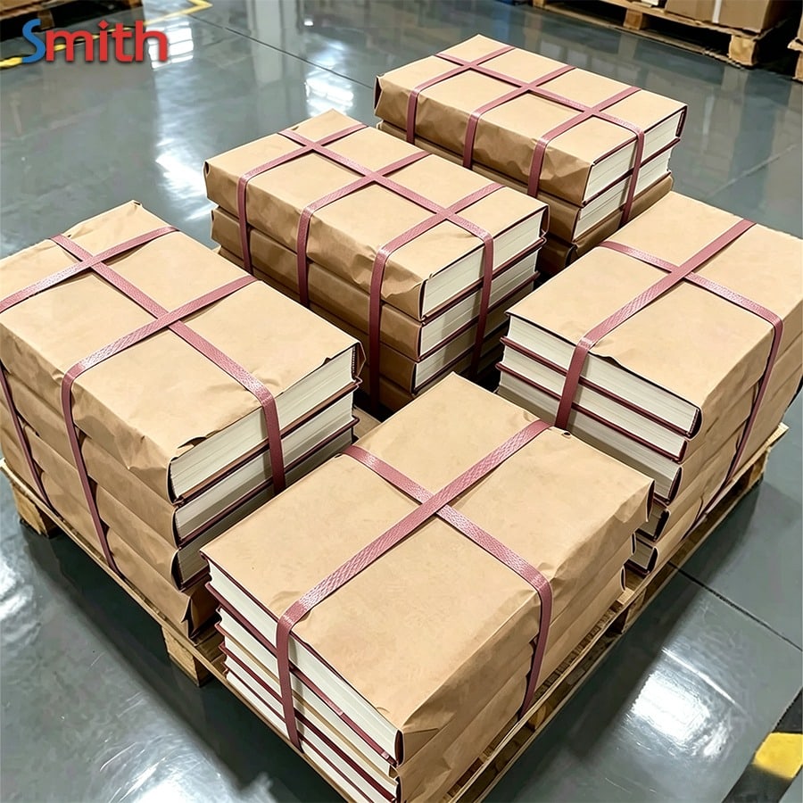SMITH สายรัดพลาสติก PP ขนาด 15MM.x7KG สีแดง