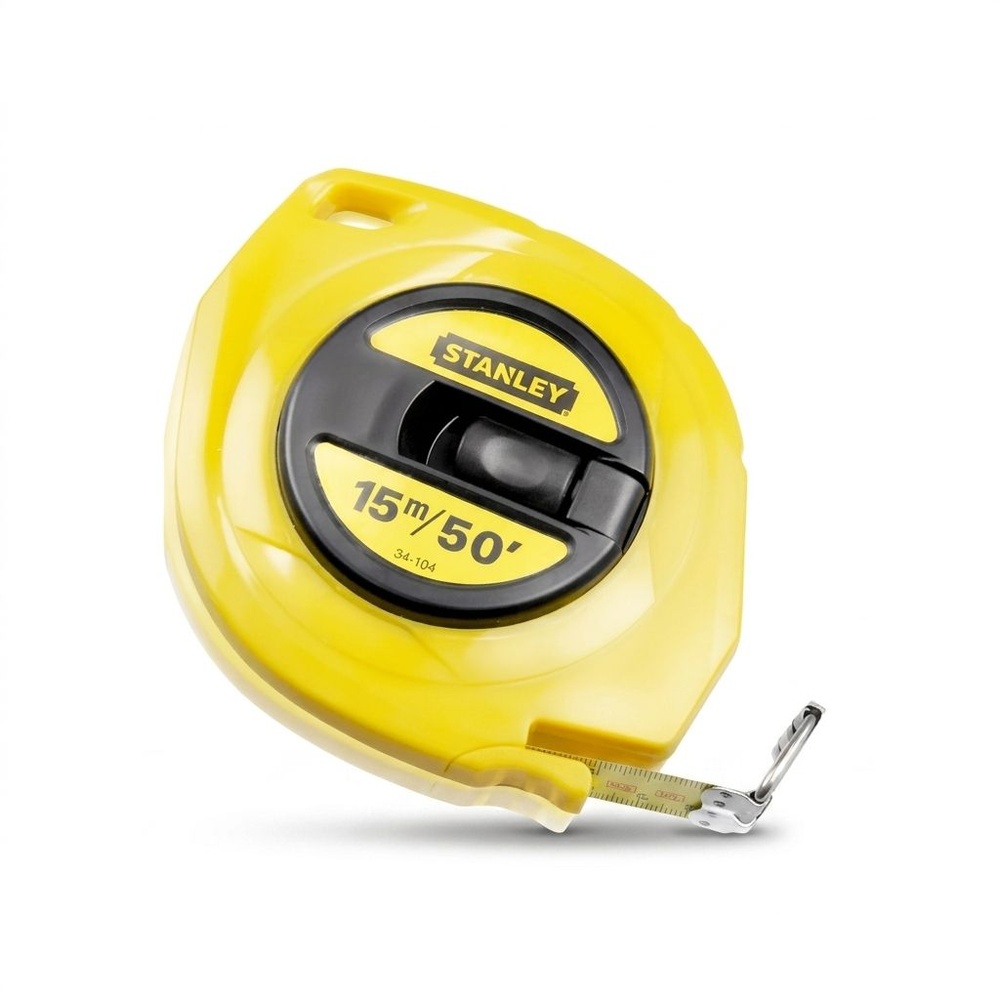 STANLEY เทปเหล็กวัดระยะ ขนาด 15 เมตร รุ่น 34-104