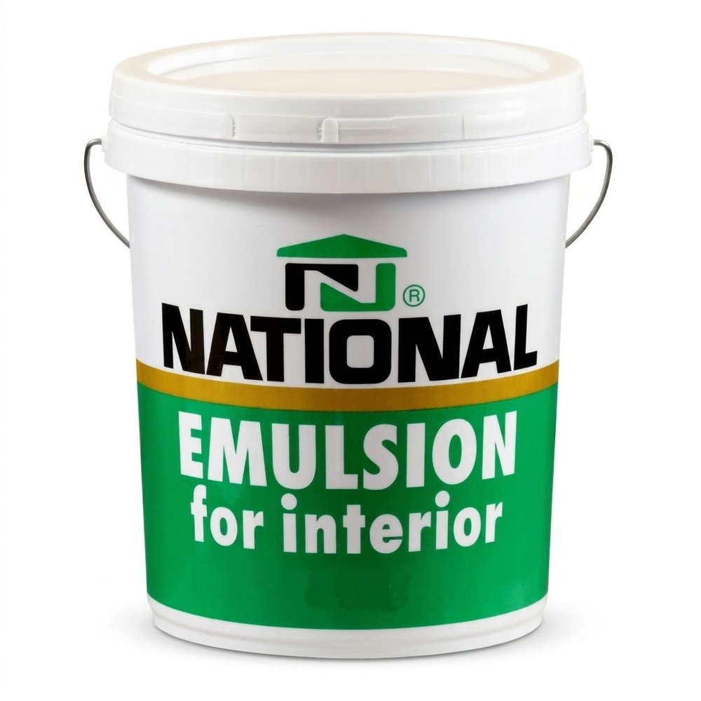 National สีน้ำทาภายใน ด้าน 325 ถัง สีครีมไข่