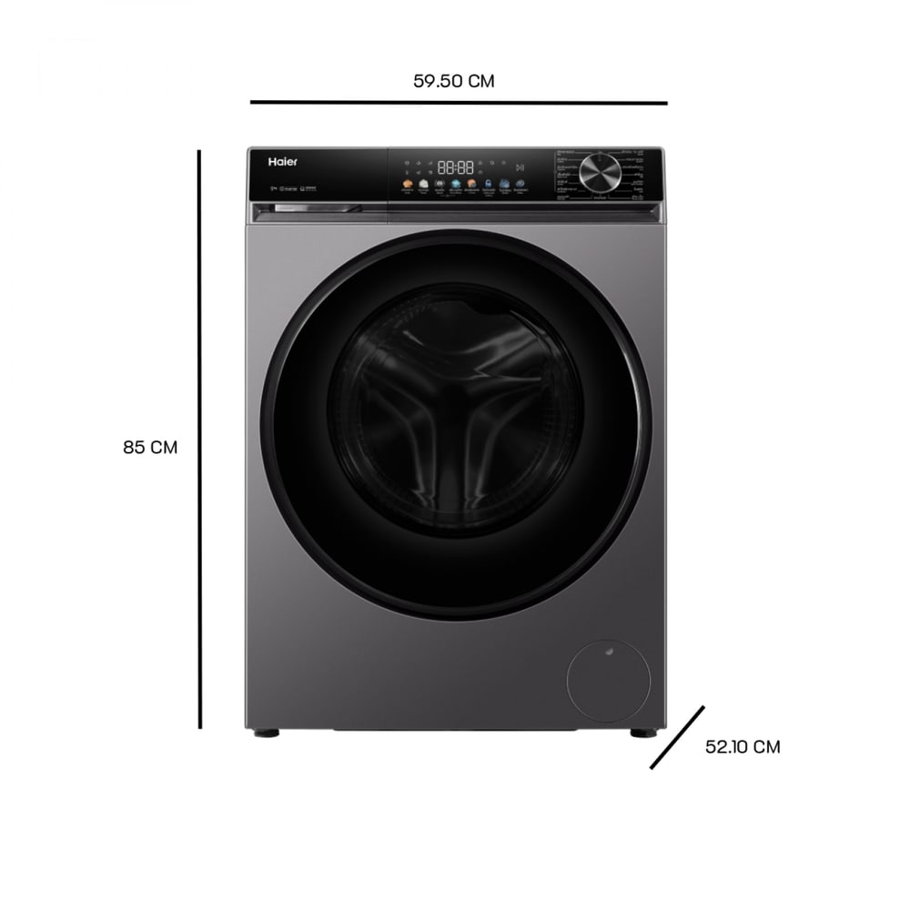 HAIER เครื่องซักผ้าฝาหน้า ขนาด 10kg รุ่น HW100-BP12357S8
