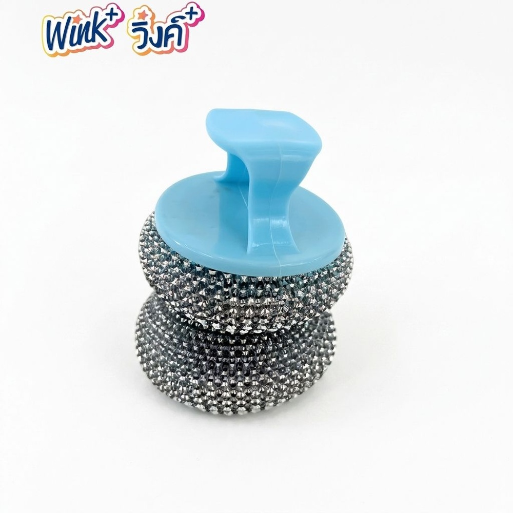 Wink Plus ฝอยขัดพร้อมที่จับ 10 กรัม