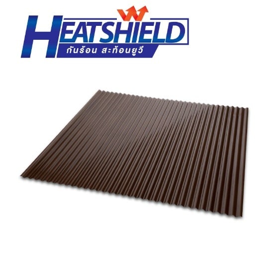 แผ่นโปร่งแสง เอสซีจี ลอนกันสาด รุ่น HEAT-SHIELD 0.12x105x300ซม.สีชา